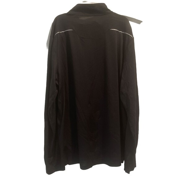 Champion Mens BLACK Quarter Zip Powertrain Quick Dry Vapor Pullover- Large NWT - Picture 4 of 5